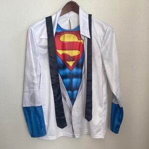 Superman Costume Shirt with Tie